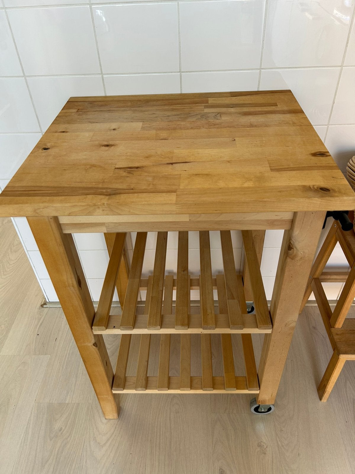 Blankhout Keuken trolley, Ophalen of Verzenden, Zo goed als nieuw