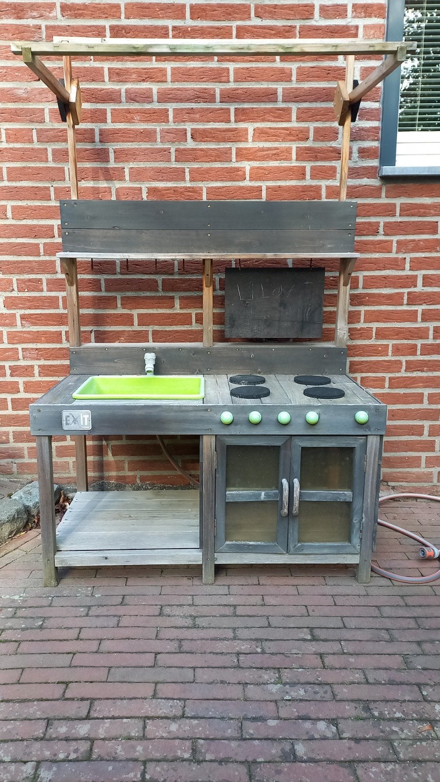 EXIT Toys Yummy houten buitenkeuken, Kinderen en Baby's, Ophalen, Gebruikt, Hout