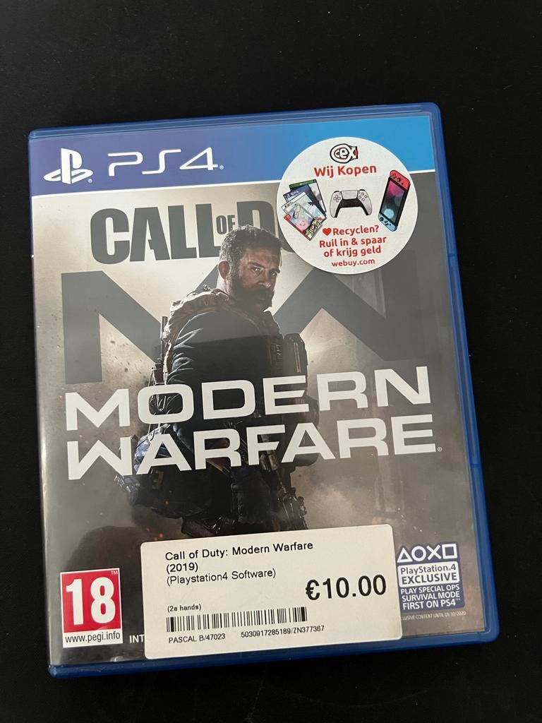 Call of Duty: Modern Warfare (2019) - PS4, Spelcomputers en Games, Games | Sony PlayStation 4, Nieuw, Shooter, 3 spelers of meer