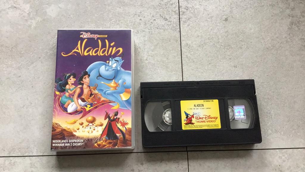 Disney videoband Aladdin, Ophalen of Verzenden