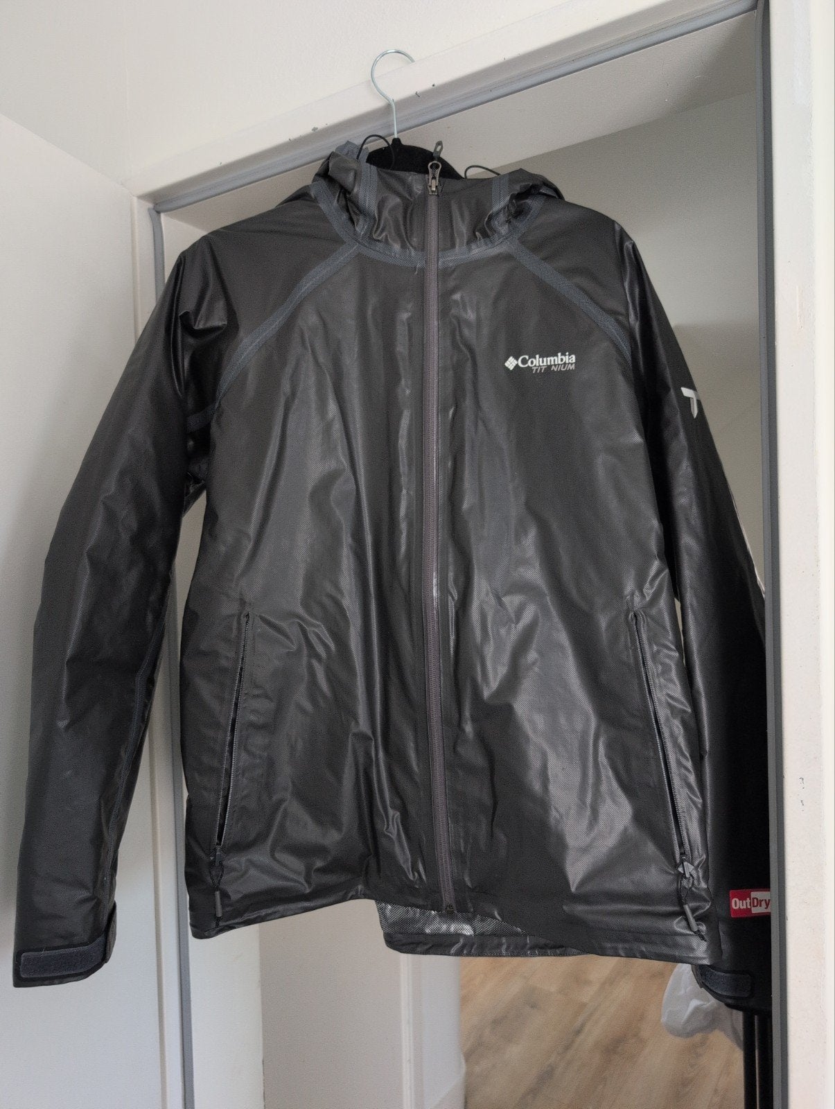 Columbia Titanium OutDry Jas - Zo goed als nieuw, Columbia, Zwart, Overige maten, Ophalen of Verzenden