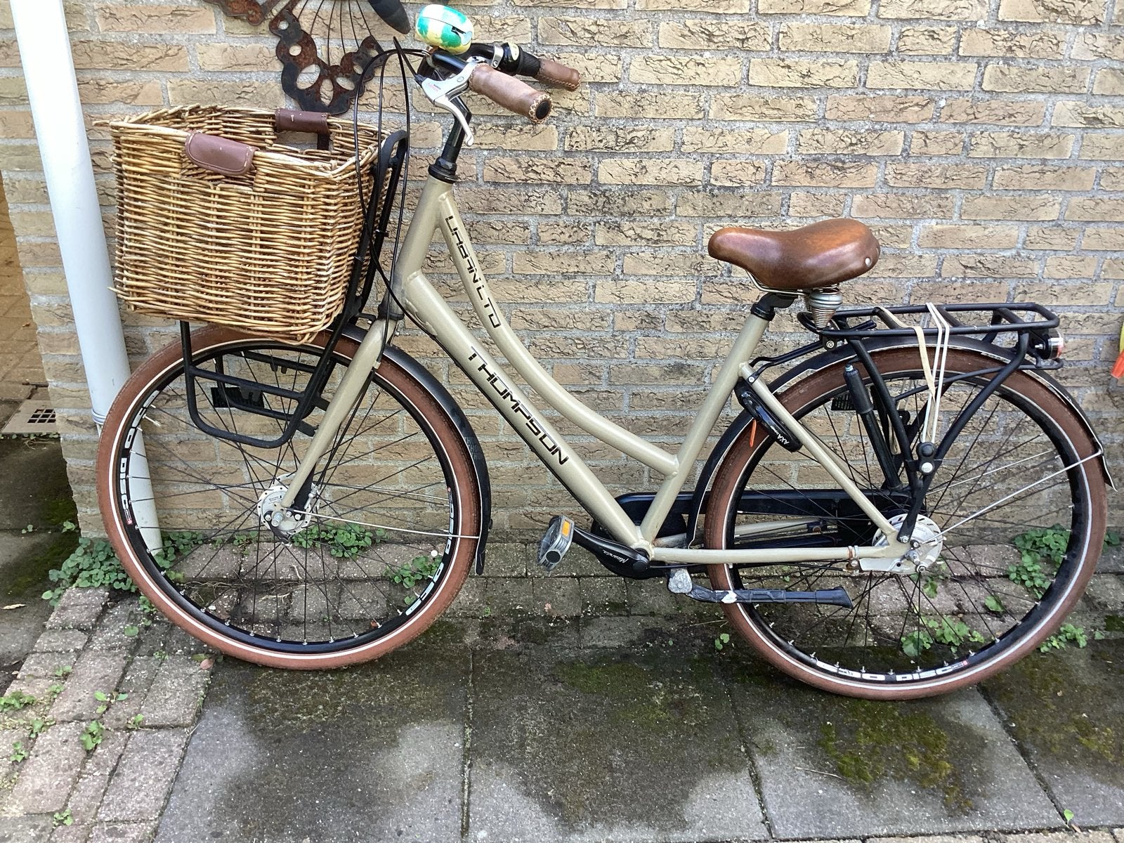 Thompson Urban LTD Damesfiets met mand - transport fiets, Gebruikt, Versnellingen, 50 tot 53 cm, Trommelrem