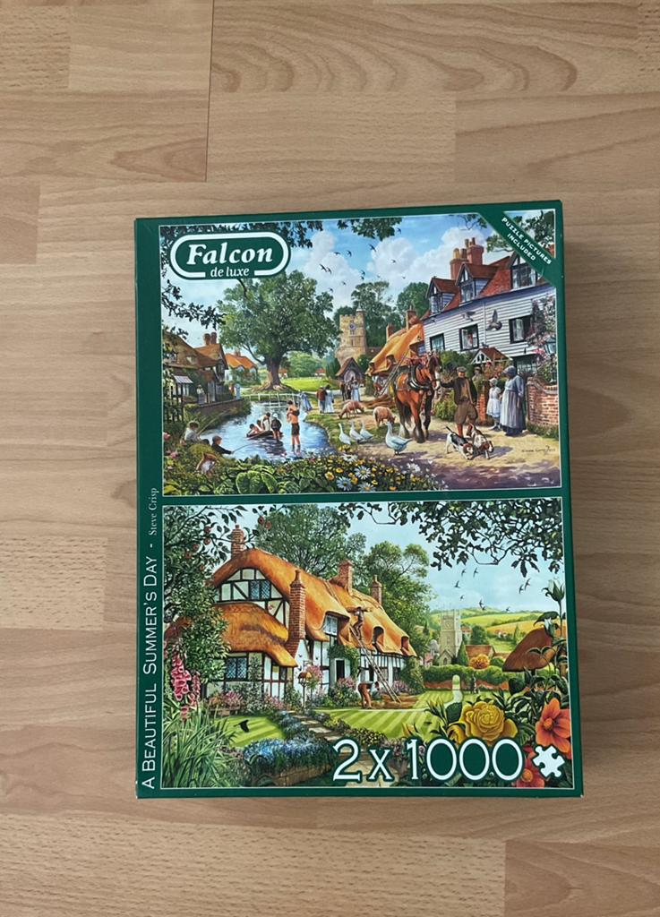 Falcon de Luxe puzzel / A Beautiful Summer’s Day, Ophalen of Verzenden, 500 t/m 1500 stukjes, Zo goed als nieuw