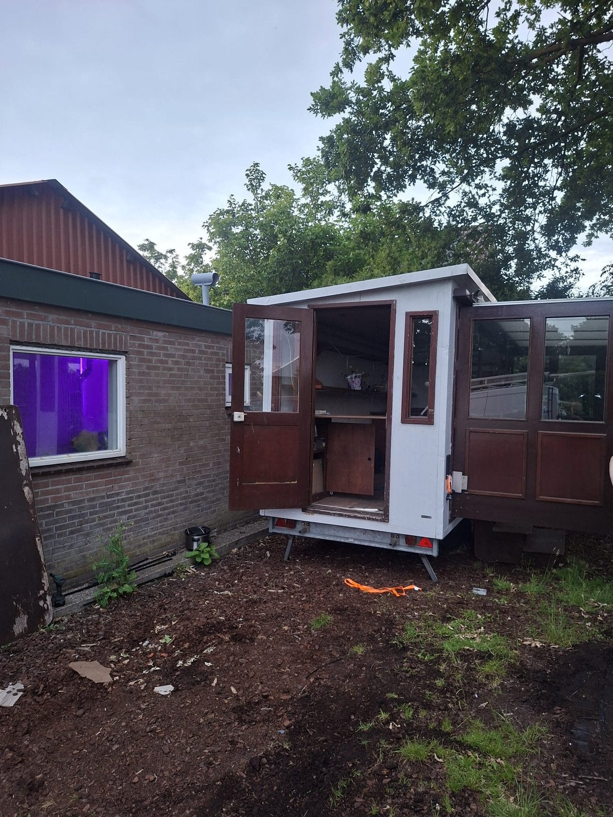 Verkoopwagen marktkraam bloemenwagen foodtruck verkoopkar, Ophalen