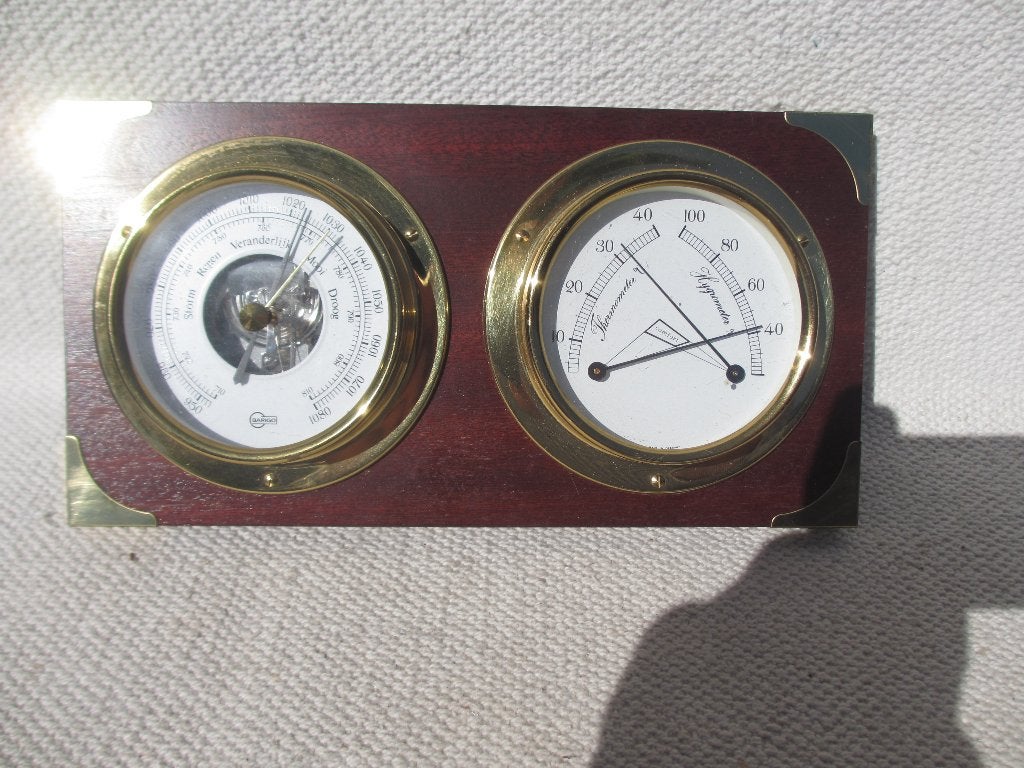 Barigo Weerstation nautische stijl, Ophalen of Verzenden, Gebruikt, Weerstation