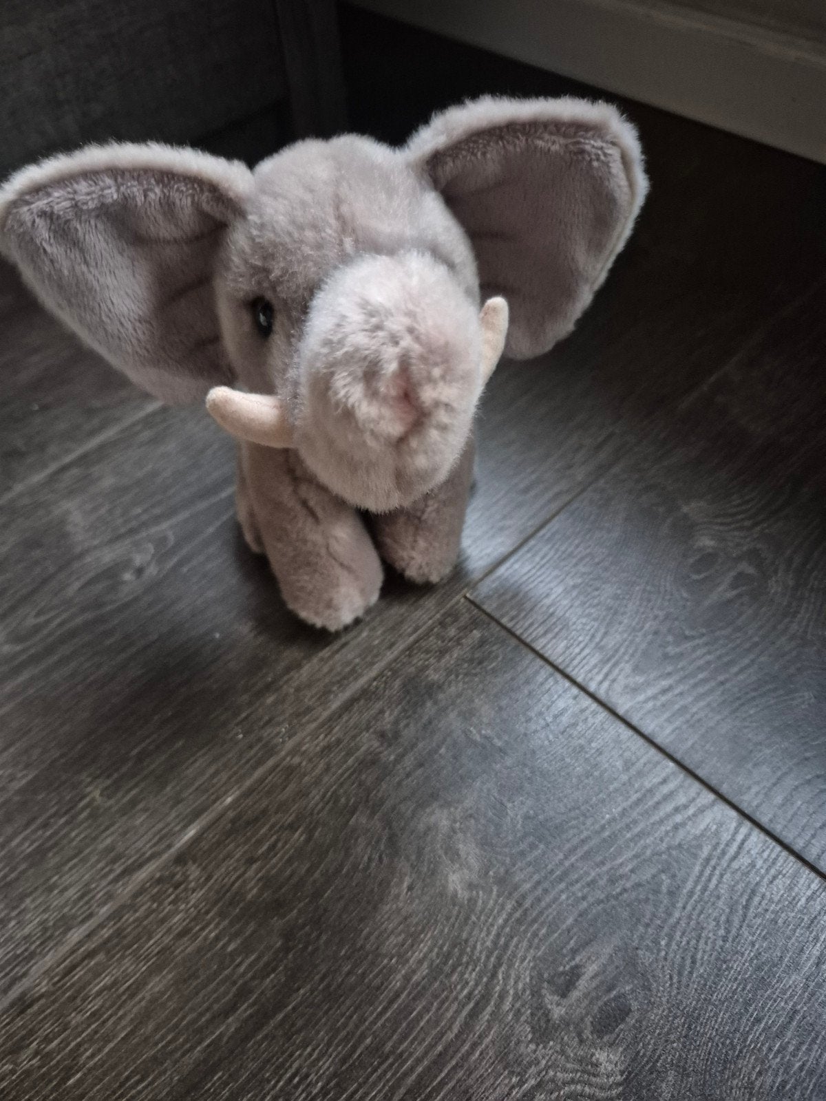 Schattige pluchen olifant knuffel, Grijs, Ophalen of Verzenden, Zo goed als nieuw, Olifant