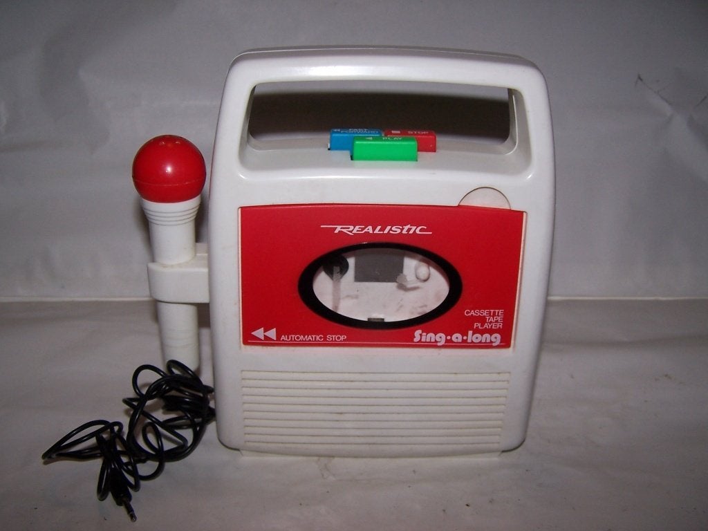 Vintage Realistic Sing-a-Long cassette/karaokespeler. Izgs., Ophalen of Verzenden, Zo goed als nieuw