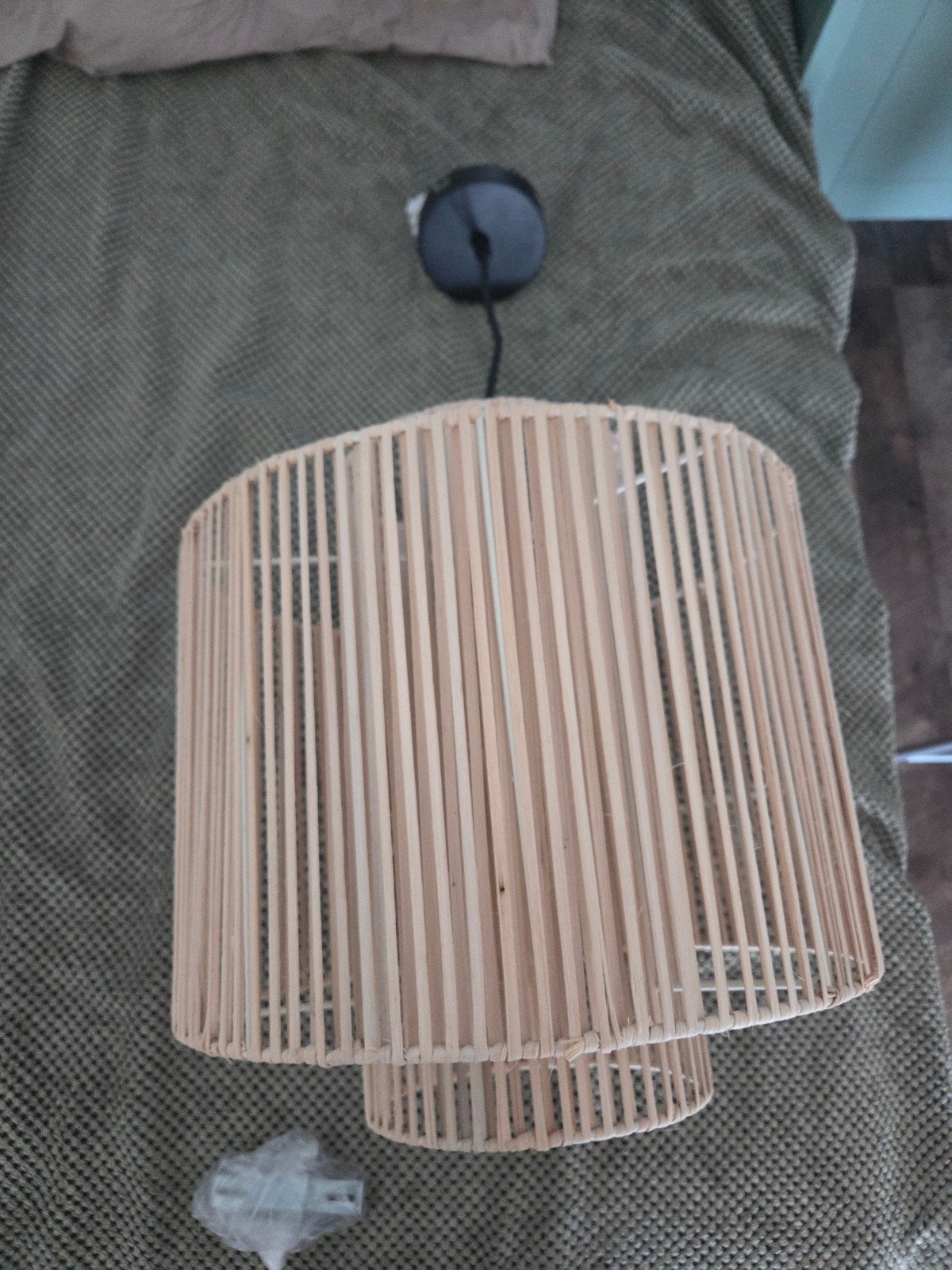 Hanglamp Karwei Nine - Bamboe, E27 fitting, Bohemian, Scandinavisch, Natuurlijk, Natuurlijk materiaal, Zo goed als nieuw, E27 (groot)