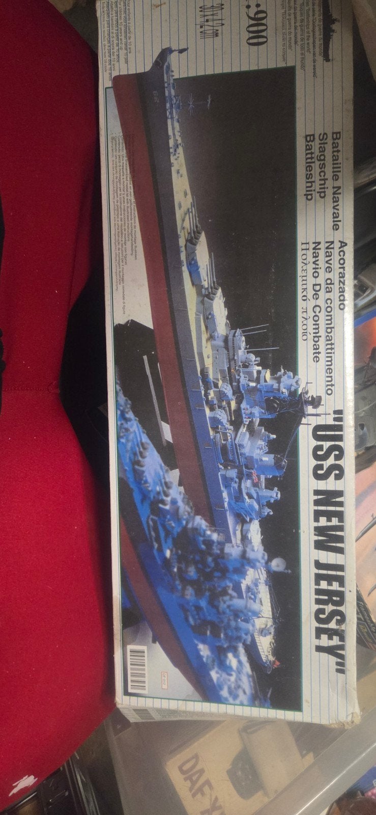 Modelbouw USS New Jersey Slagschip, Ophalen of Verzenden, Nieuw, 1:50 tot 1:200, Overige merken