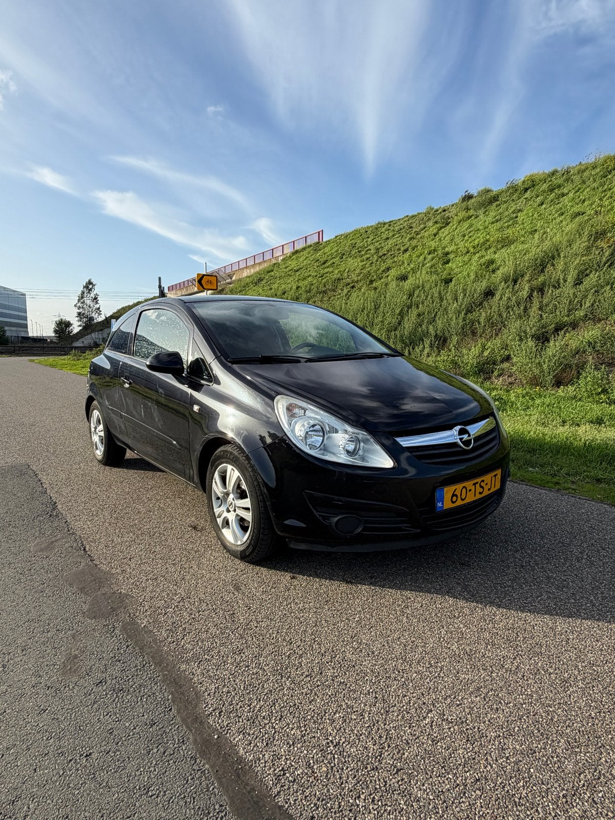 Opel Corsa Zwart, Auto's, Zwart, 1364 cc, Particulier, Corsa