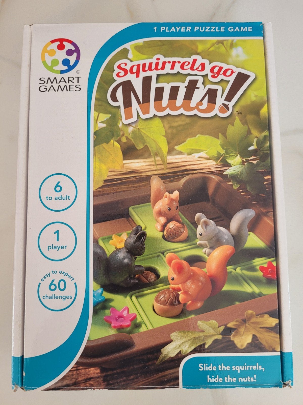 SmartGames Squirrels Go Nuts! Logica Puzzel, Ophalen of Verzenden, 10 tot 50 stukjes, Zo goed als nieuw, 6 jaar of ouder