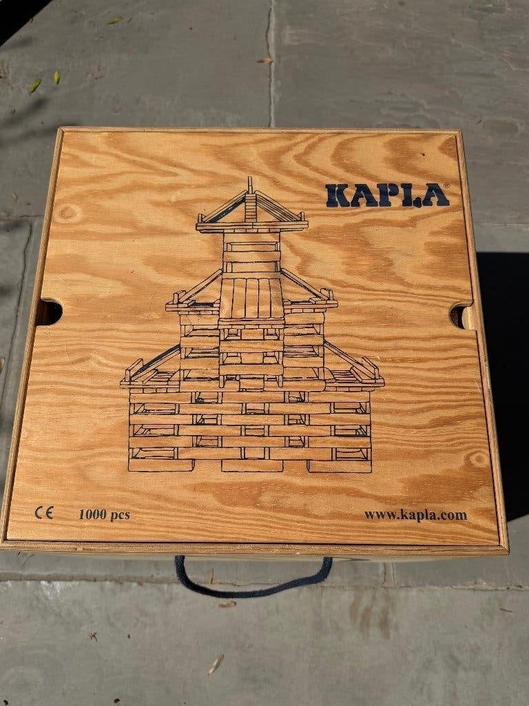 KAPLA 1000 plankjes in originele houten opbergkist, Ophalen, Gebruikt