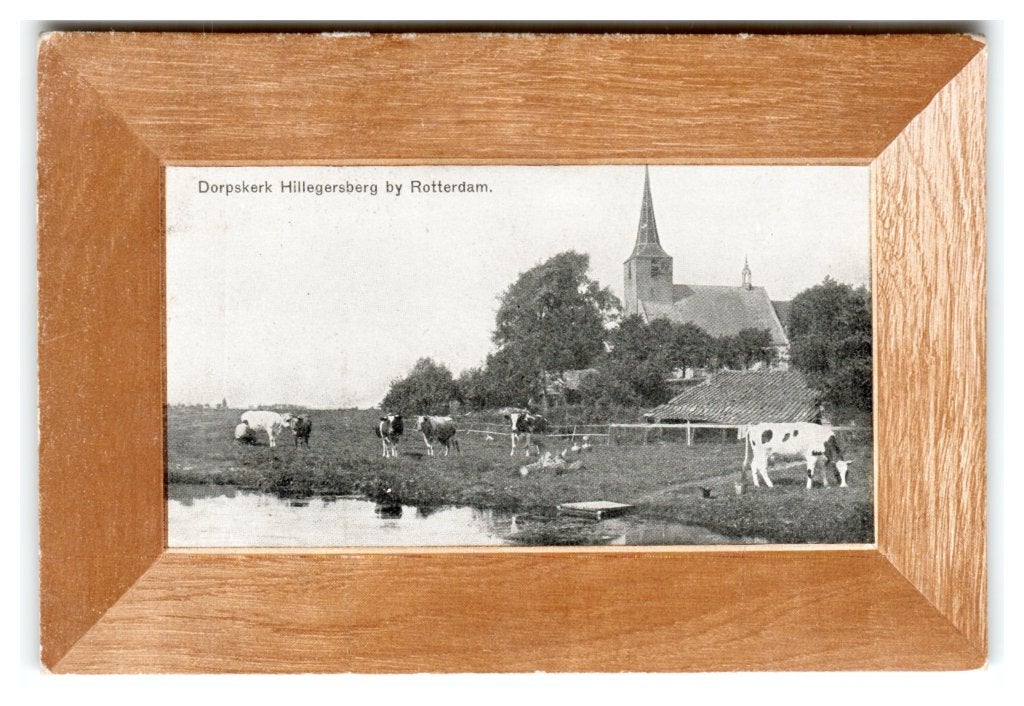 Rotterdam, Dorpskerk Hillegersberg by Rotterdam, Verzenden, 1920 tot 1940, Gelopen, Zuid-Holland