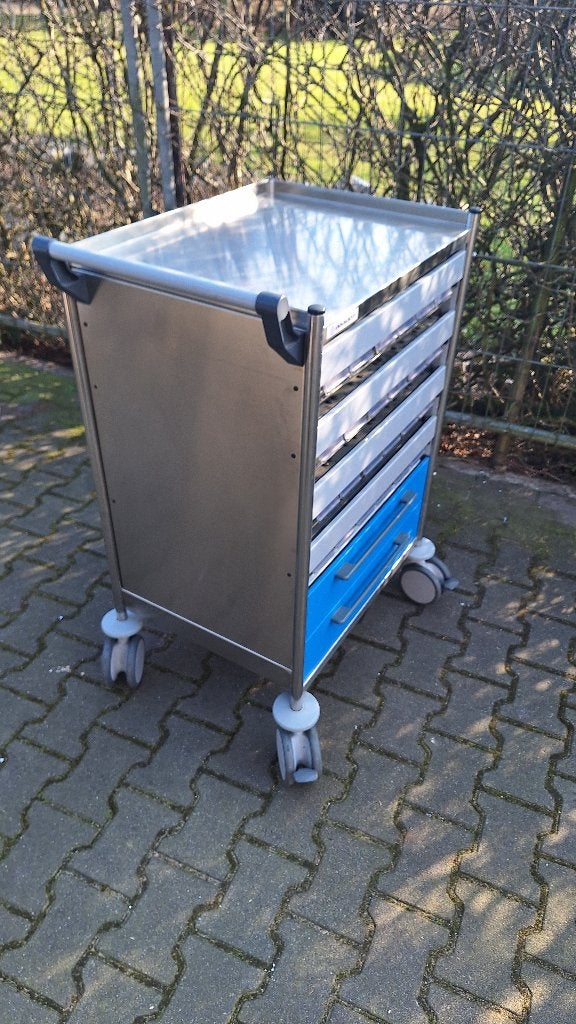 Gereedschapswagen RVS gereedschapskar sorteer kar, Ophalen, ., Zo goed als nieuw, .
