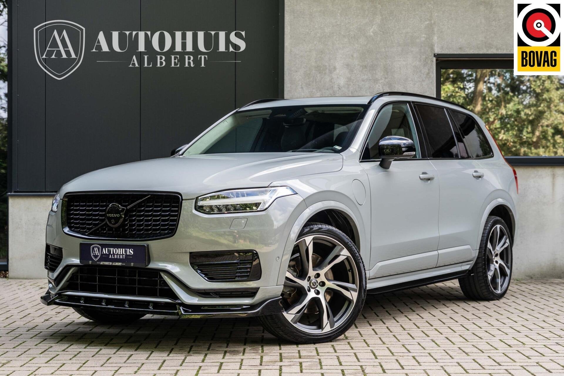 Volvo XC90 T8 Ultra Dark Maxton H&K Pano 360c Trekhaak 22", Gebruikt, Zwart, 4 cilinders, 1969 cc