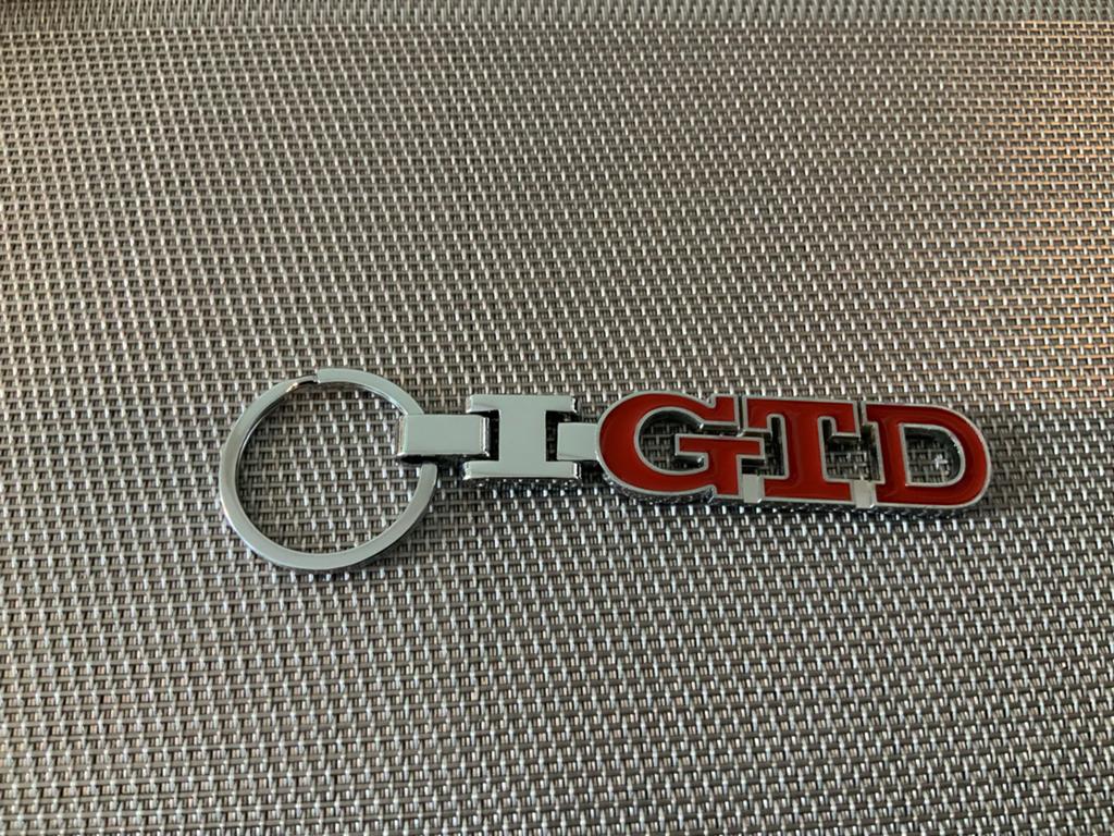 Volkswagen GTD zilver en rode sleutelhanger nieuw, Verzamelen, Sleutelhangers, Ophalen of Verzenden, Nieuw, Merk