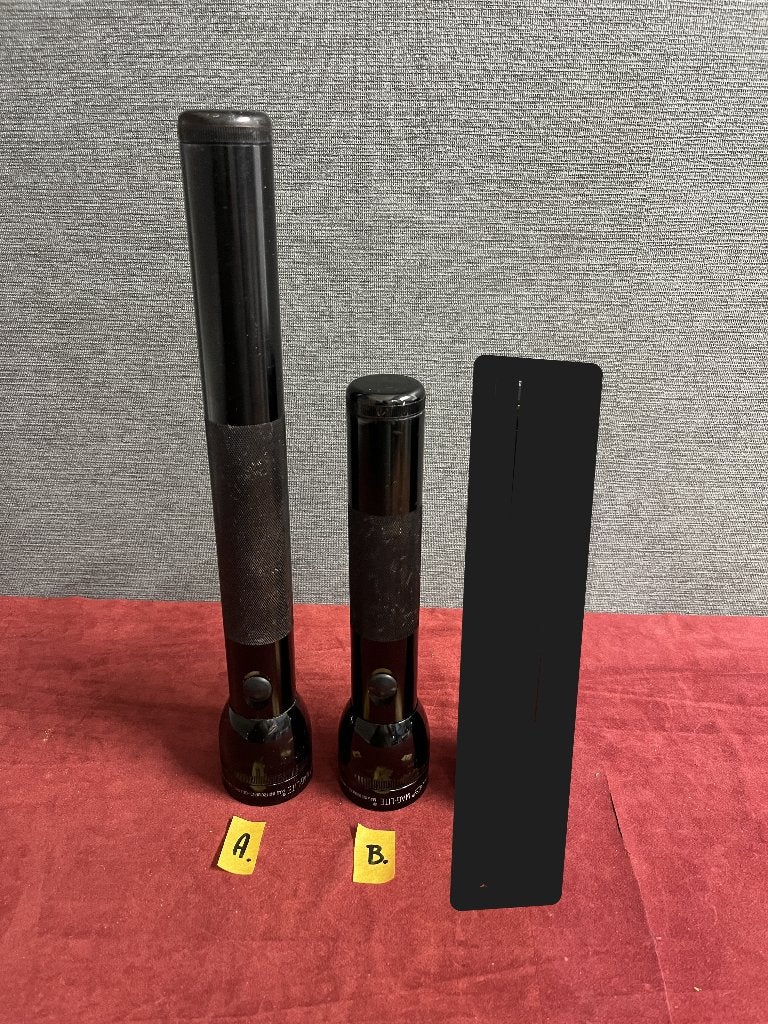 2x Maglite . 4 cell en 2x 2 cell / batterijen ., Ophalen of Verzenden, Gebruikt, Batterij