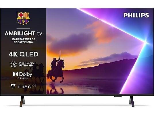 Philips ambilight tv 139cm 55 inch 4k qled, Ophalen, Philips, Nieuw, 120 Hz