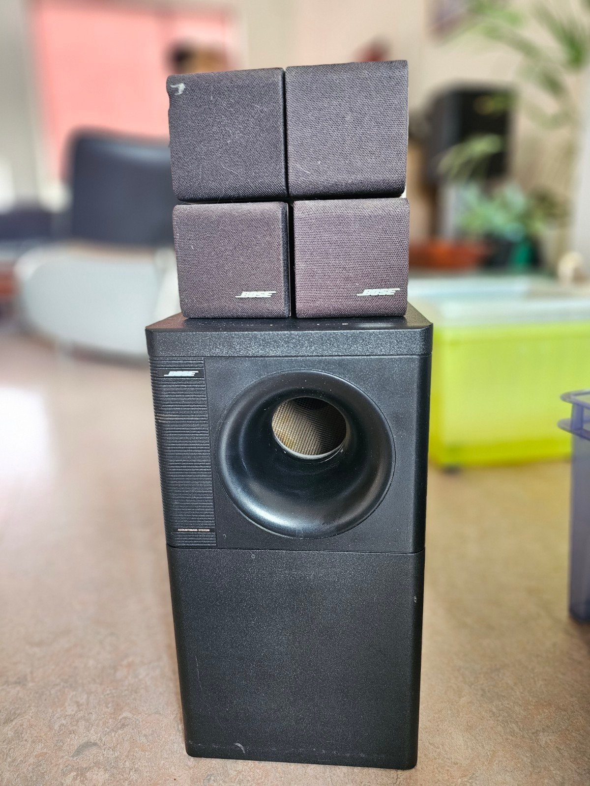 Bose Acoustimass 5 Series II luidsprekersysteem, Gebruikt, 2.1-systeem, 70 watt of meer, Overige spelers