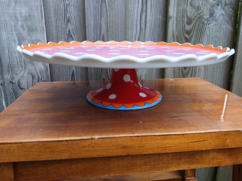 Taart plateau van Oilily, Ophalen, Overige stijlen, Porselein, Schaal of Schalen