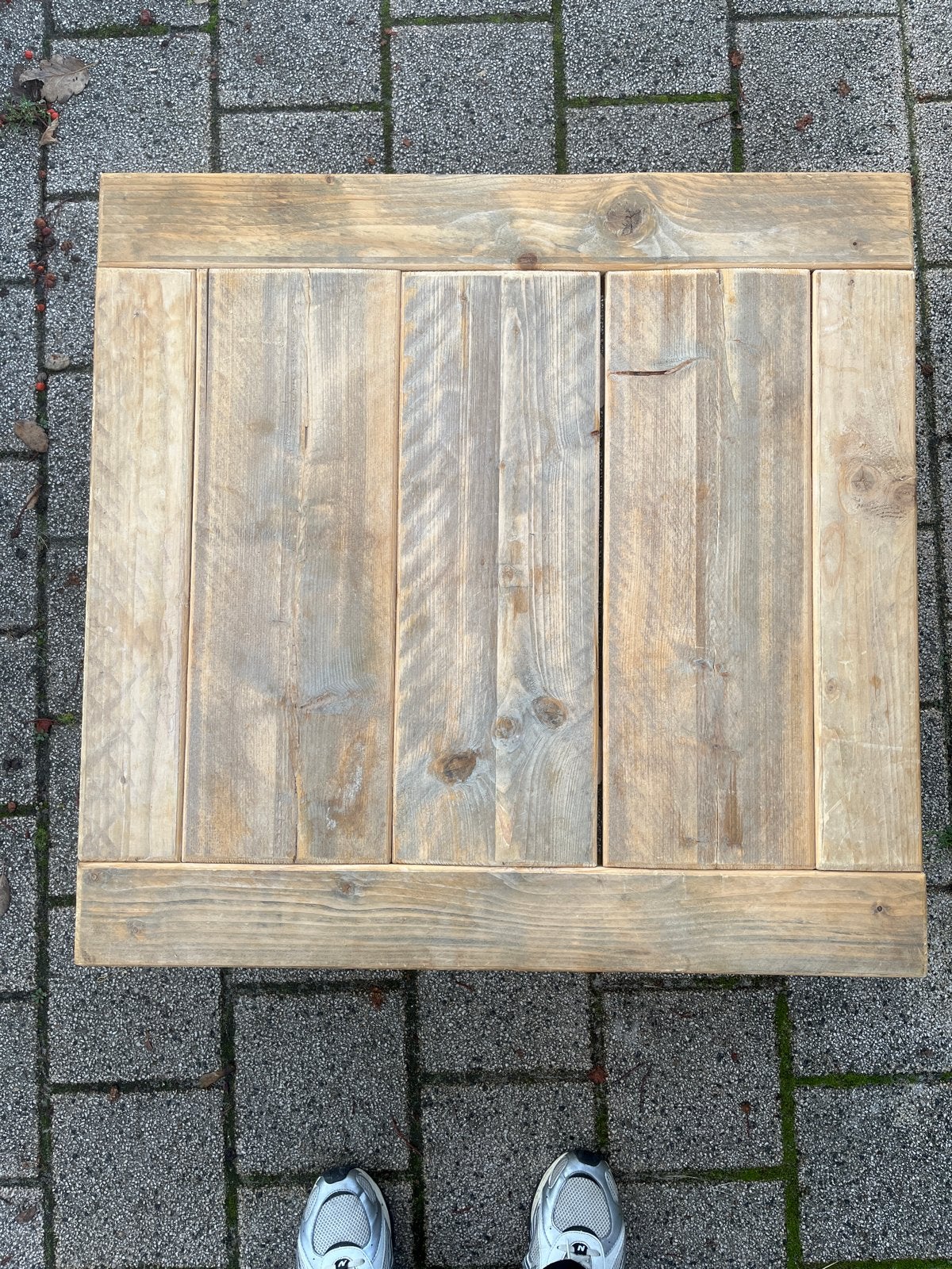 Houten tafelblad van grenenhout, Ophalen, Gebruikt, Vierkant, 50 tot 100 cm