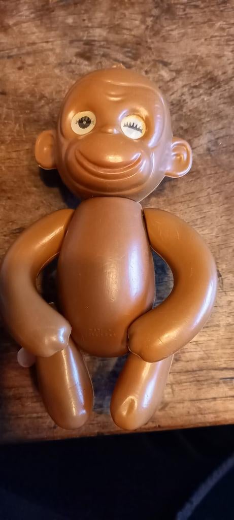 Vintage plastic speelgoed aapje, Ophalen of Verzenden