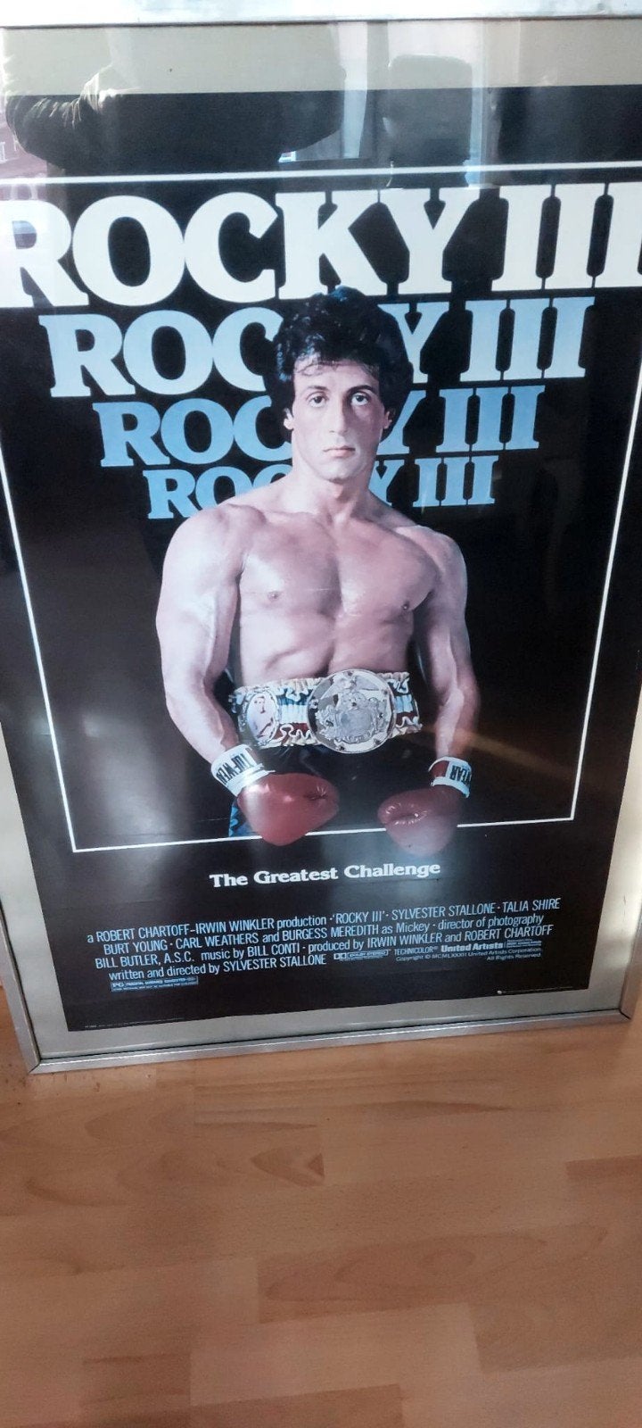 Vintage Rocky III Filmposter - Sylvester Stallone, Ophalen