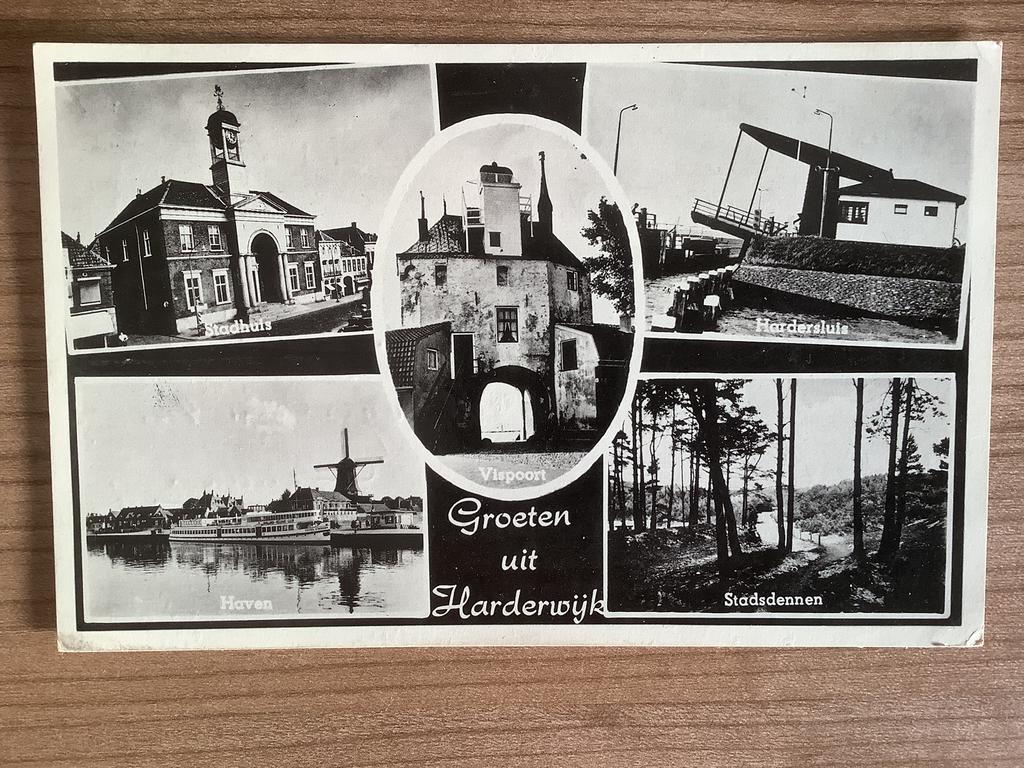 ansichtkaart Harderwijk, Ophalen of Verzenden, Gelopen, Gelderland