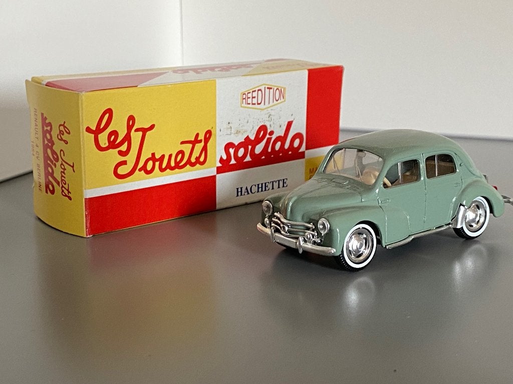 Renault 4 CV Berlijn 1954 1:43 Solido Reedition Hachette, Ophalen of Verzenden, Nieuw, Auto, Solido