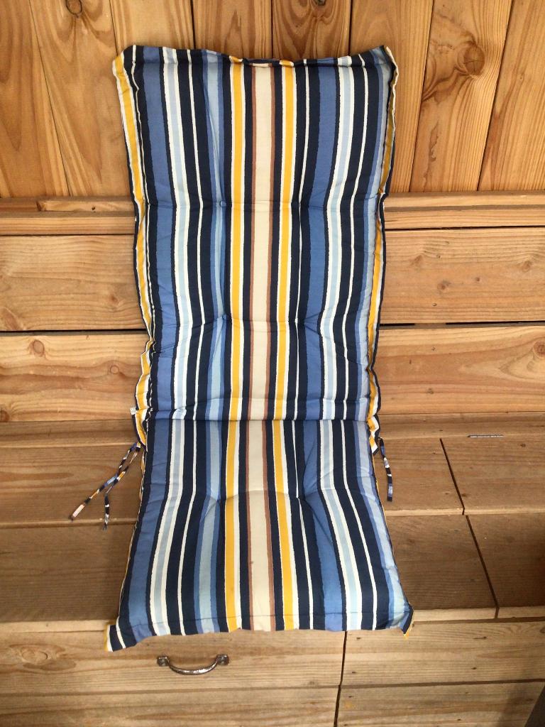 Tuinkussens 6 stuks, blauw/geel/zwart, Tuin en Terras, Tuinmeubel-accessoires, Ophalen, Zo goed als nieuw