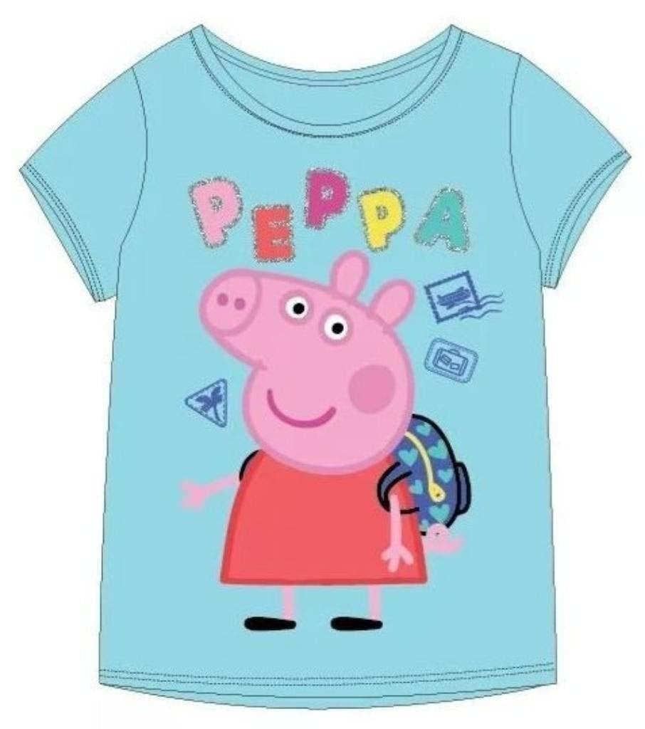 Peppa Pig T-shirt Backpack - Maat 110 - Katoen, Meisje, Nieuw, Ophalen of Verzenden, Nvt