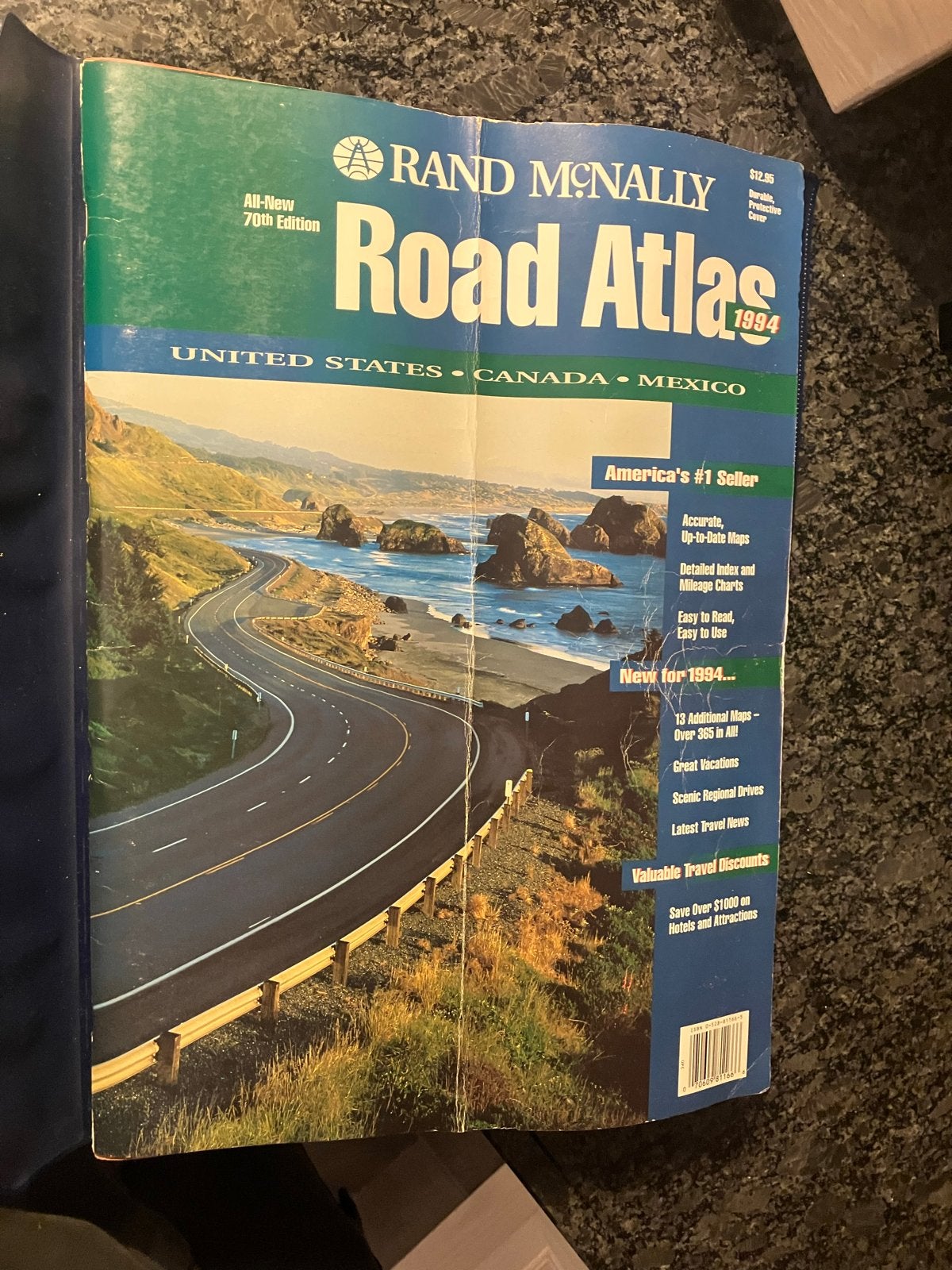 Rand McNally Road Atlas 1994 - USA, Canada, Mexico, Gelezen, Overige atlassen, Overige gebieden, Ophalen of Verzenden