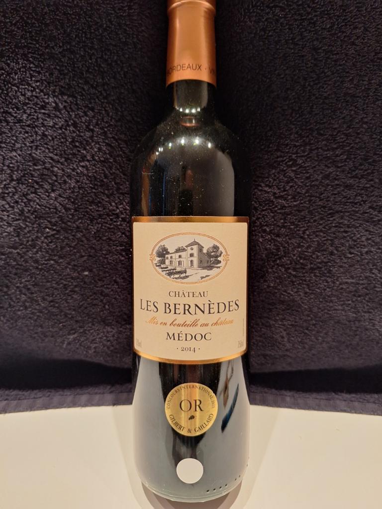Château Les Bernèdes 2014 Médoc Rode Wijn, Ophalen of Verzenden