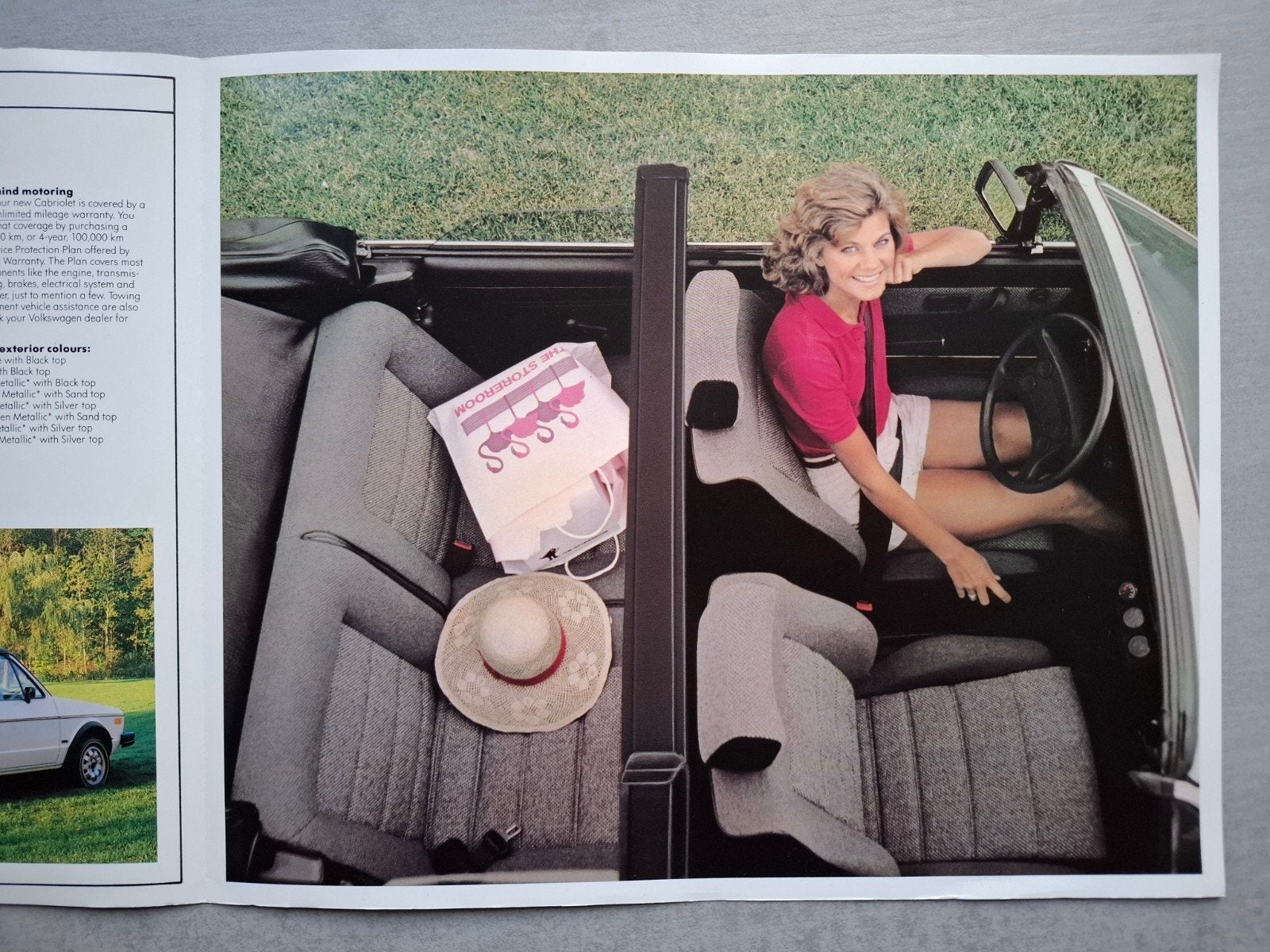 Canadese Volkswagen Golf Cabriolet brochure - 1984 / 1985, Ophalen of Verzenden, Zo goed als nieuw, Volkswagen
