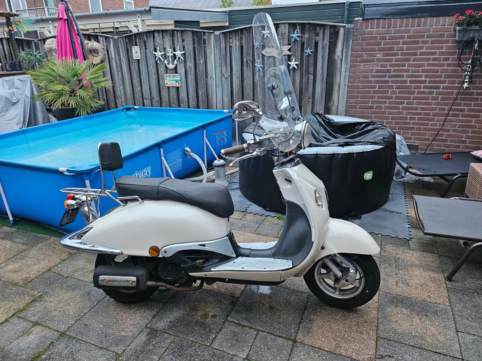 Retro snorscooter, Fietsen en Brommers, Snorfietsen en Snorscooters, Gebruikt, Benzine, Ophalen, Overige merken