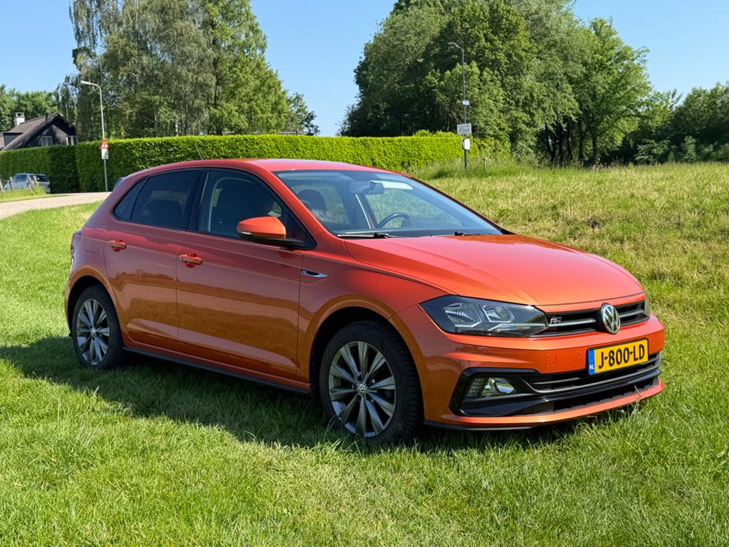 Volkswagen Polo 1.0 TSI 95pk 2020, Auto's, Voorwielaandrijving, Stof, Zwart, 1055 kg