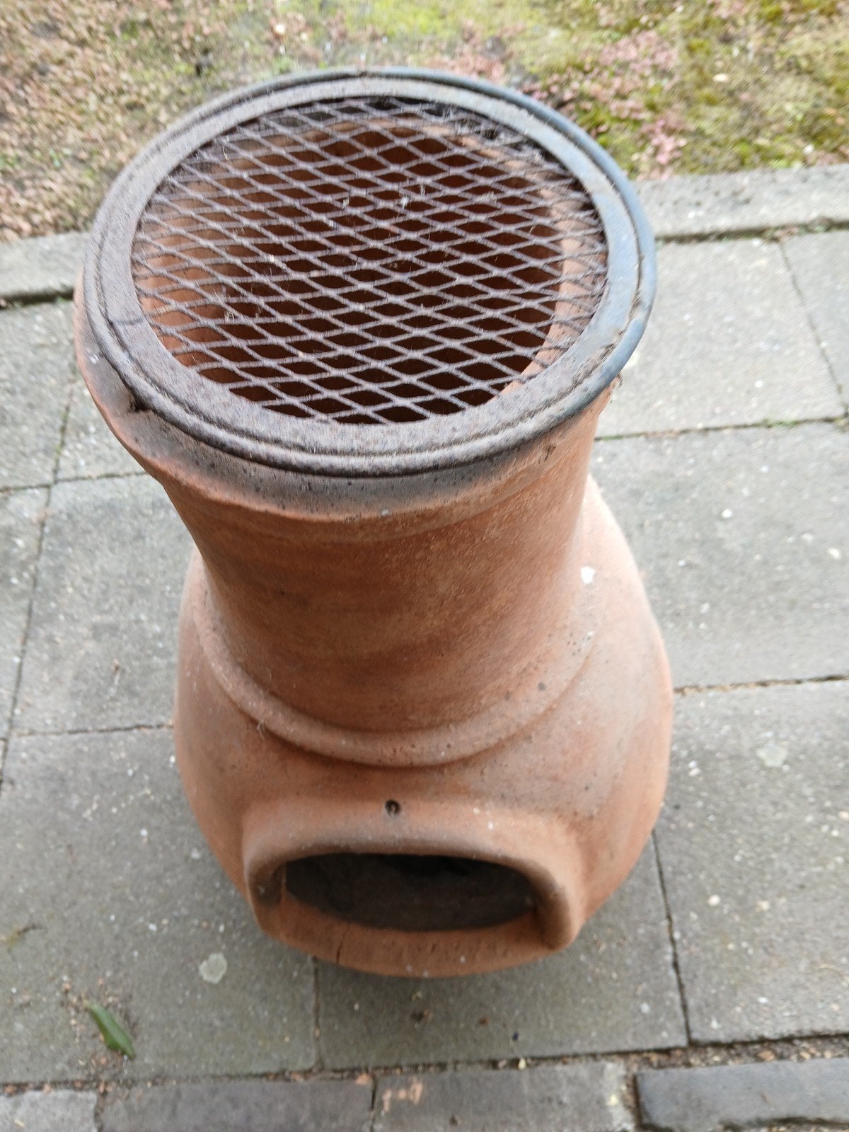 Terracotta Vuurpot met Rooster - Gezellige Warmte, Tuin en Terras, Vuurkorven, Ophalen