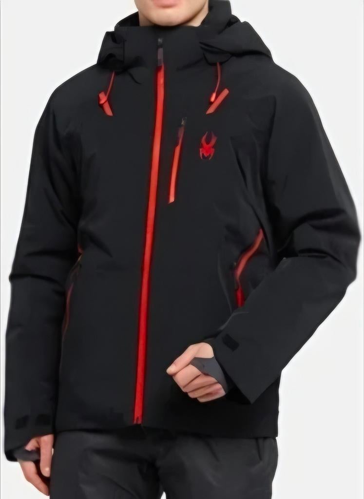 Spyder Ski-jas Snowboardjas xxl zwart, Kleding | Heren, Wintersportkleding, Verzenden, Maat 56/58 (XL), Zo goed als nieuw, Spyder