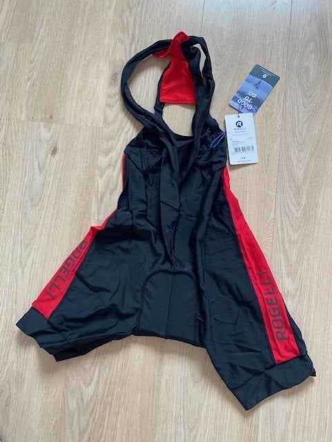 Heren bibshort rogelli tyro zwart rood Nieuw! XXL, Rogelli, Nieuw, Ophalen of Verzenden, X