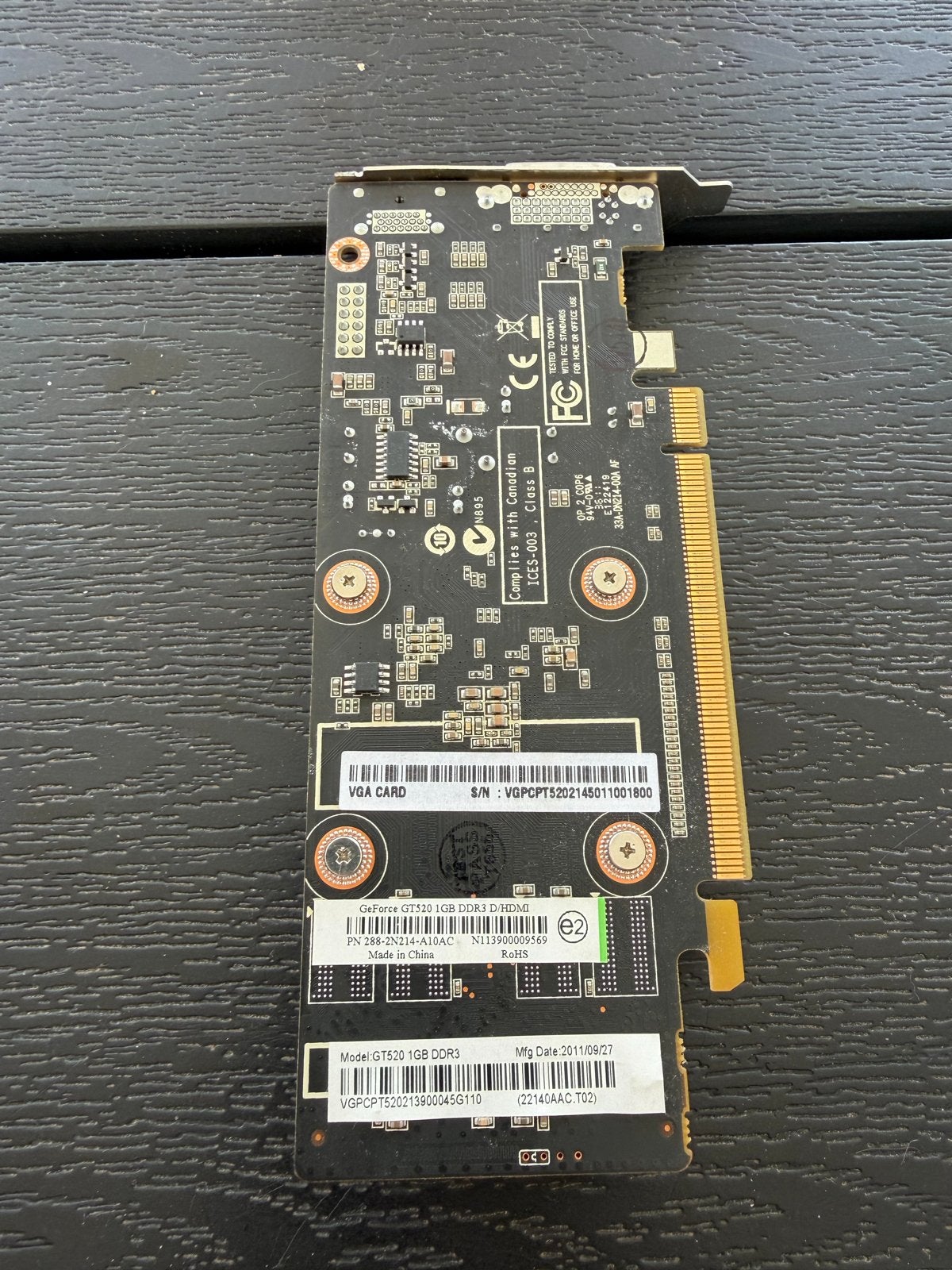 Nvidia GeForce GT520 1GB DDR3 Videokaart, Computers en Software, Videokaarten, Gebruikt, Nvidia, PCI-Express 1.0, GDDR3, DVI, Ophalen