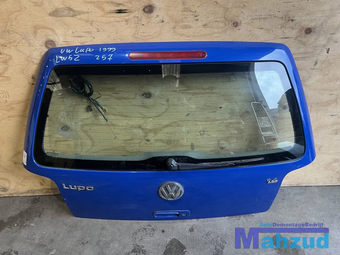 VW LUPO BLAUW LW5Z Achterklep achterdeur, Auto-onderdelen, Gebruikt, Volkswagen AG, Achter, Berliner Ring 2
38440  Wolfsburg, DE