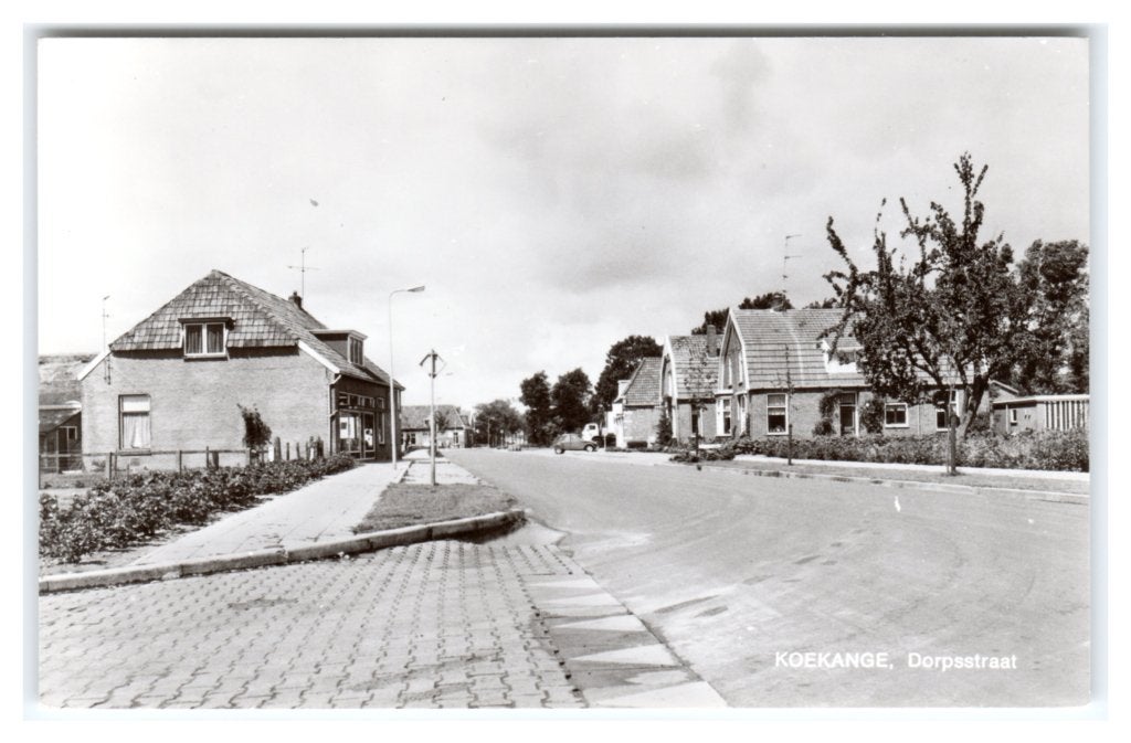 Koekange, Dorpsstraat, Ophalen of Verzenden, 1960 tot 1980, Ongelopen, Drenthe