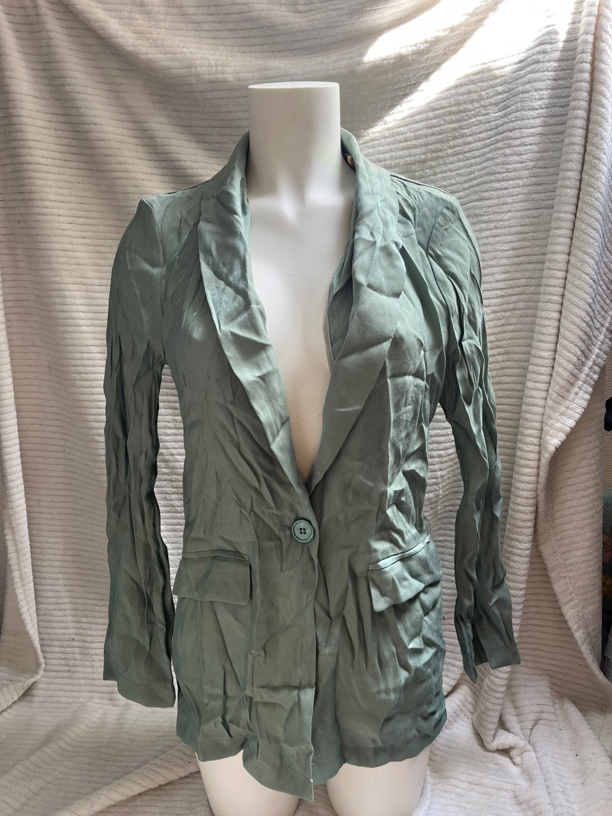 C&S paris vest maat L, Kleding | Dames, Q, Blauw, Maat 42/44 (L), Q