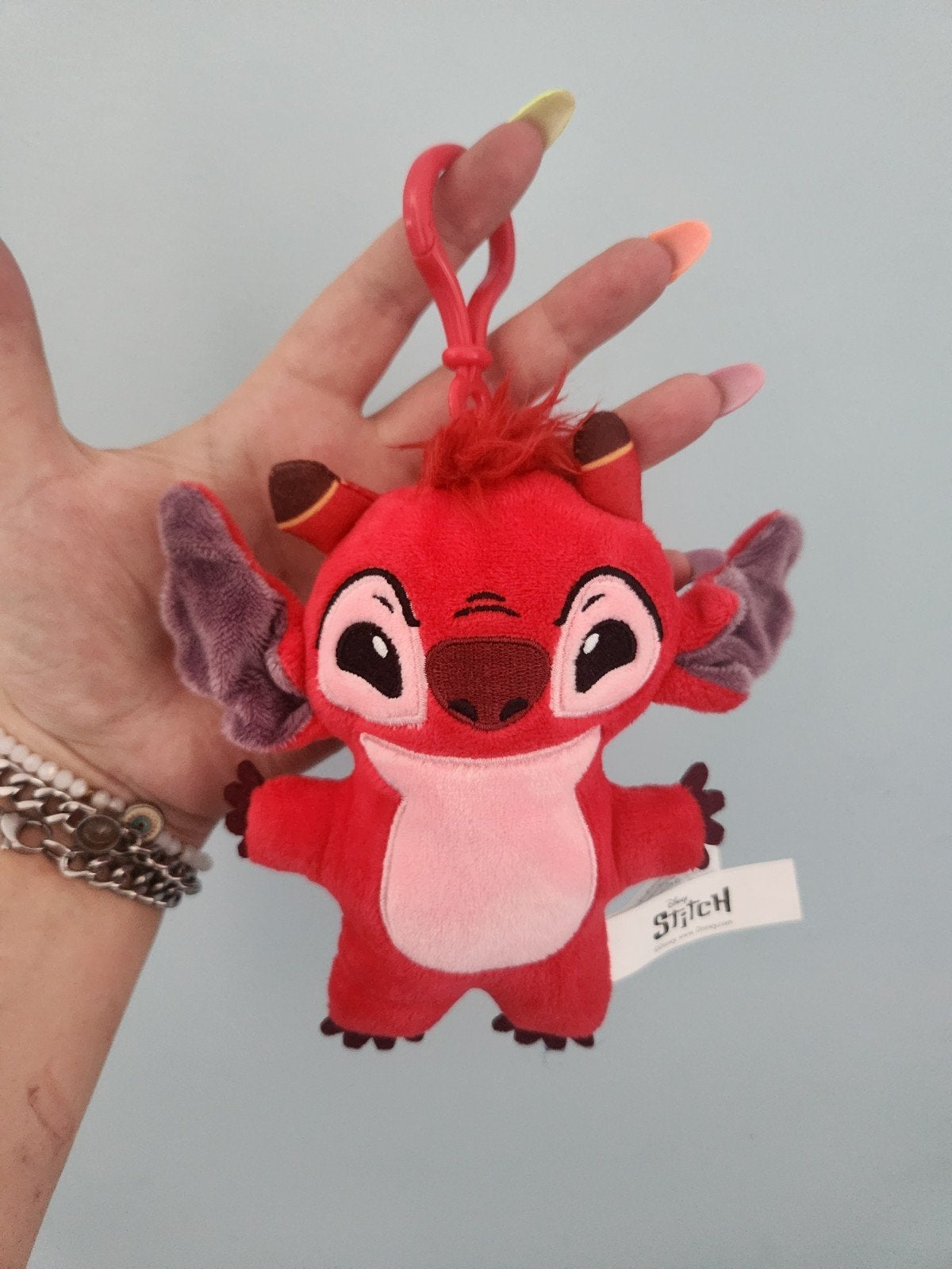 Disney Stitch Knuffel Devil Sleutelhanger Rood ophalen delft, Ophalen, Disney, Disney, Overige typen