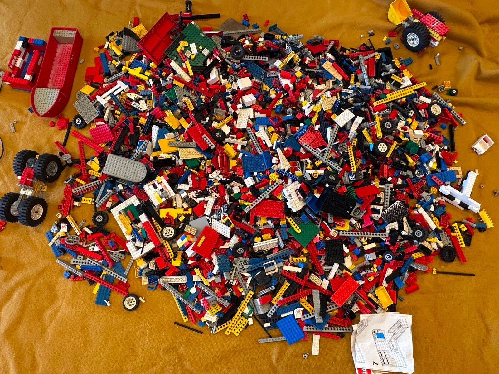 Lego 8 kilo grote partij lego poppetjes boot auto wasbak, Ophalen, Gebruikt, Lego