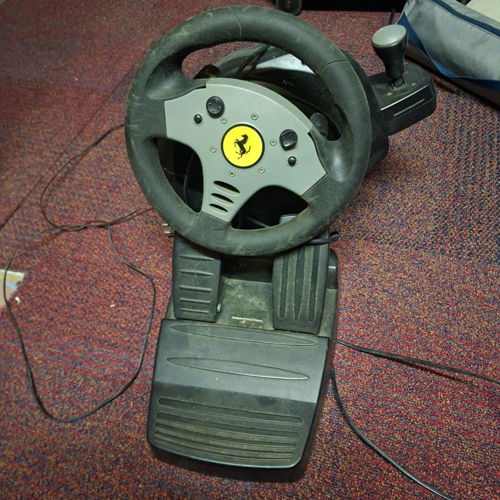 Thrustmaster Force Feedback Racing Wheel USB - Ferrari, Racestuur, Gebruikt, Force feedback, Ophalen of Verzenden