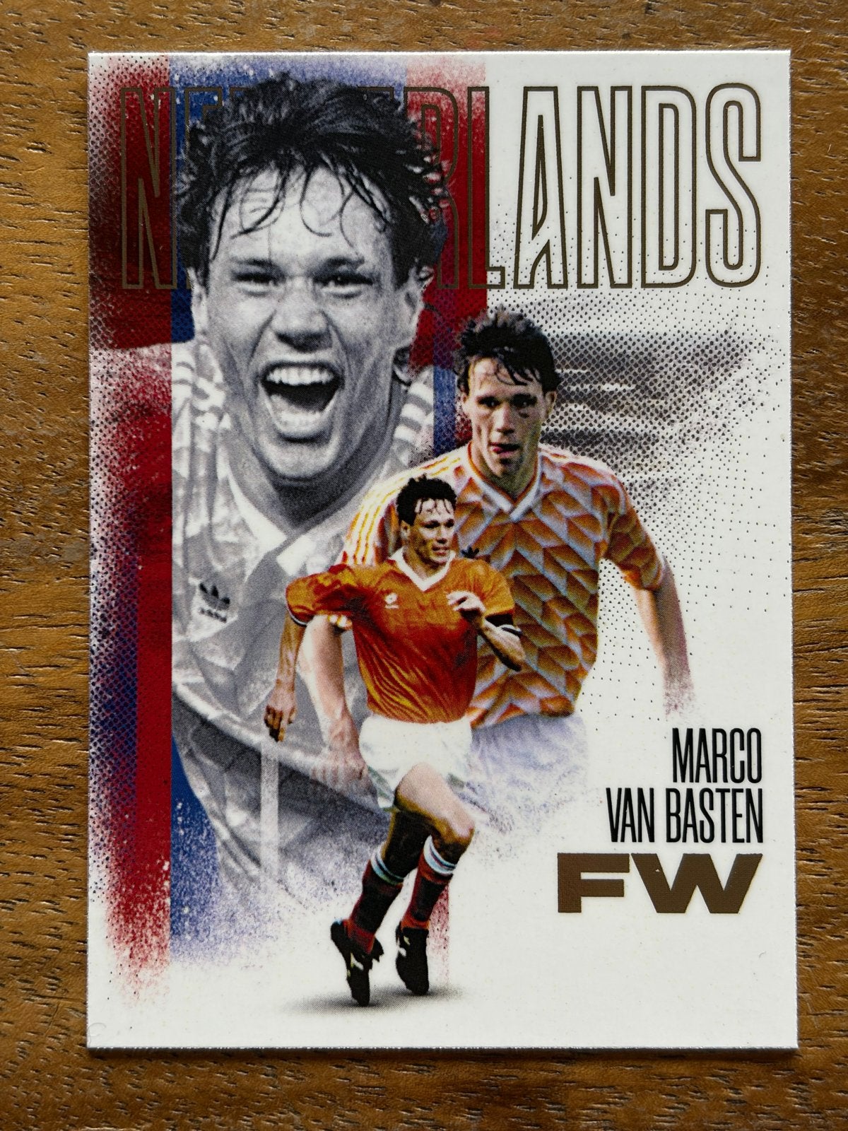 Marco van Basten Futera FXB197 Spelerskaart, Verzamelen, Ophalen of Verzenden, Zo goed als nieuw, Overige binnenlandse clubs, Spelerskaart