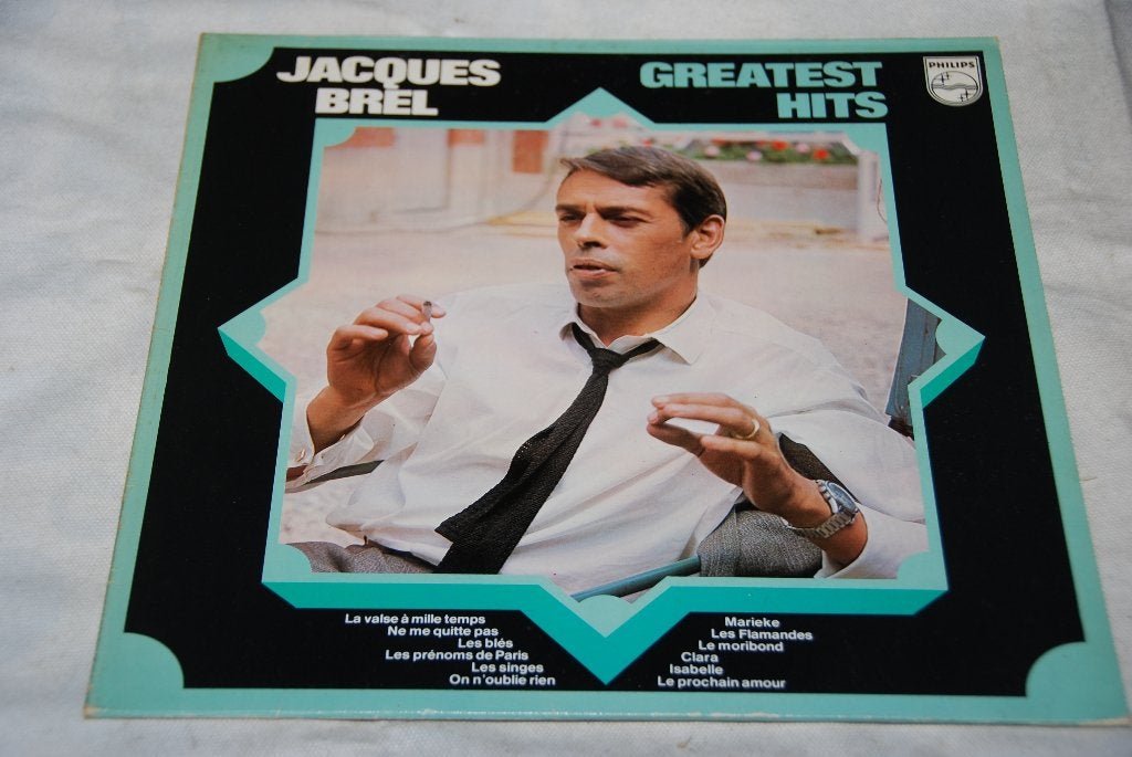 Jacques Brel – Greatest Hits LP Vinyl, LP, Gebruikt, Pop, Ophalen of Verzenden