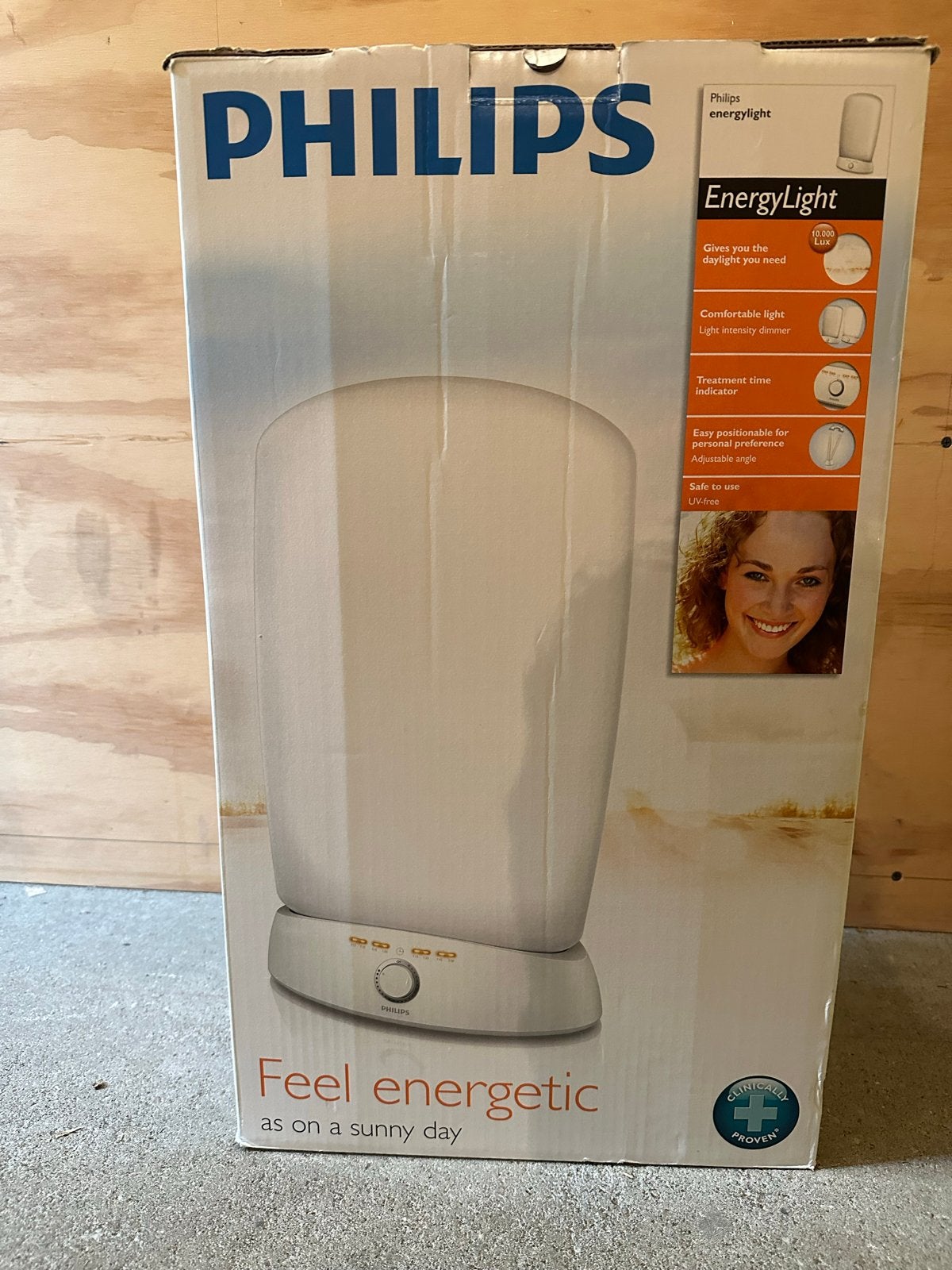 Philips EnergyLight Energielamp 10.000 Lux, Ophalen of Verzenden, Zo goed als nieuw