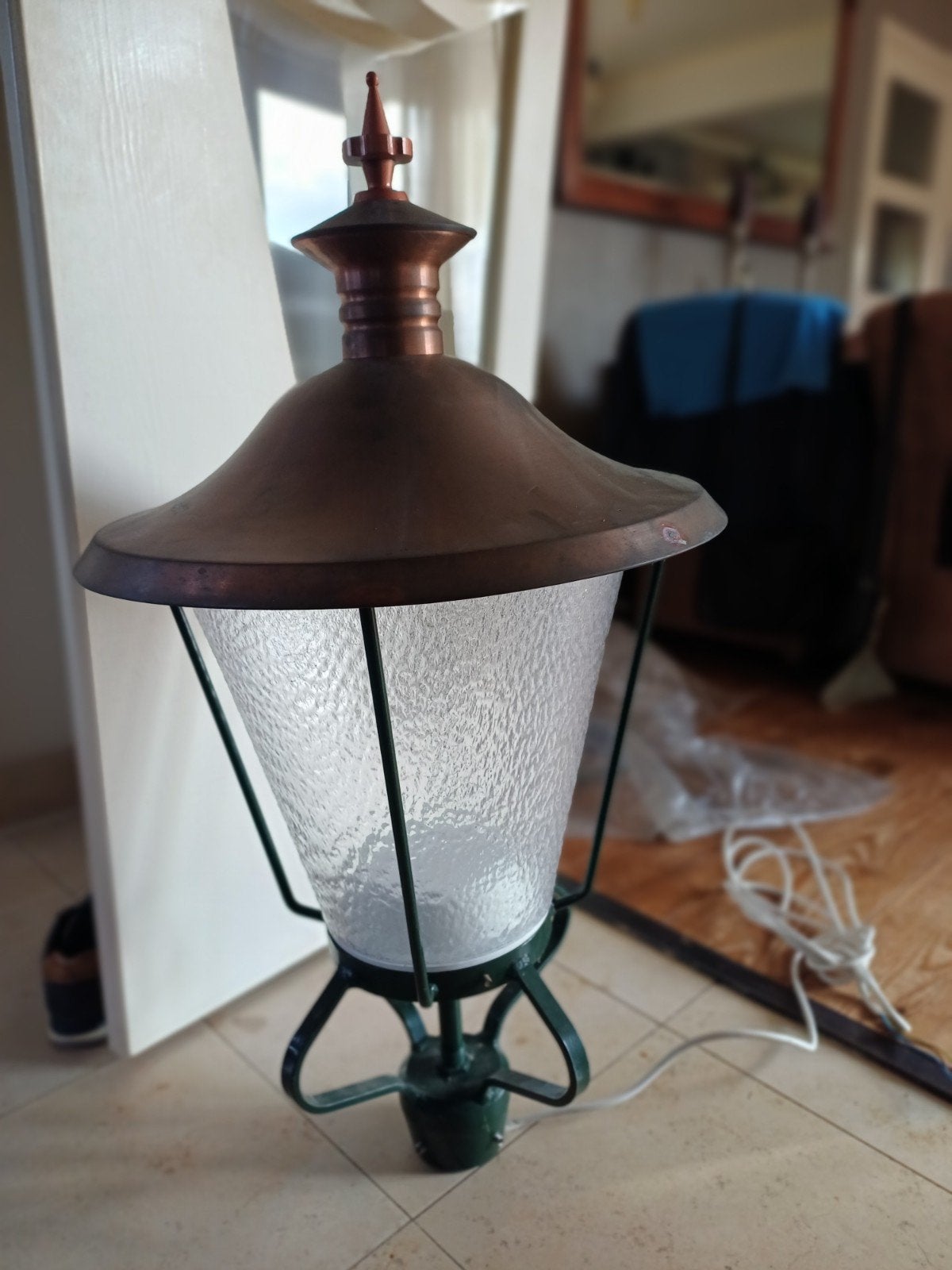 koperen buitenlamp - Klassieke tuinverlichting